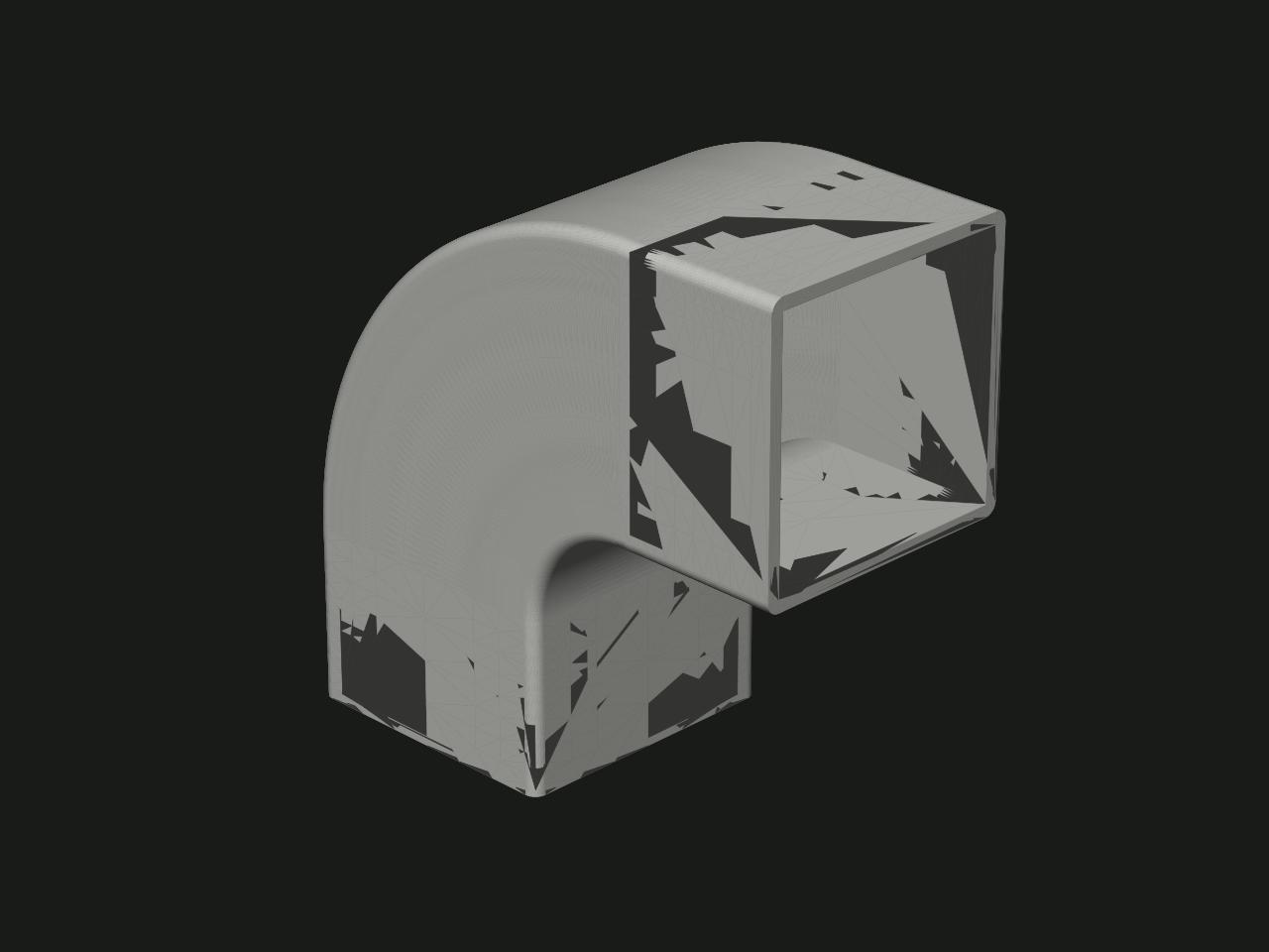 Replacement gutter elbow