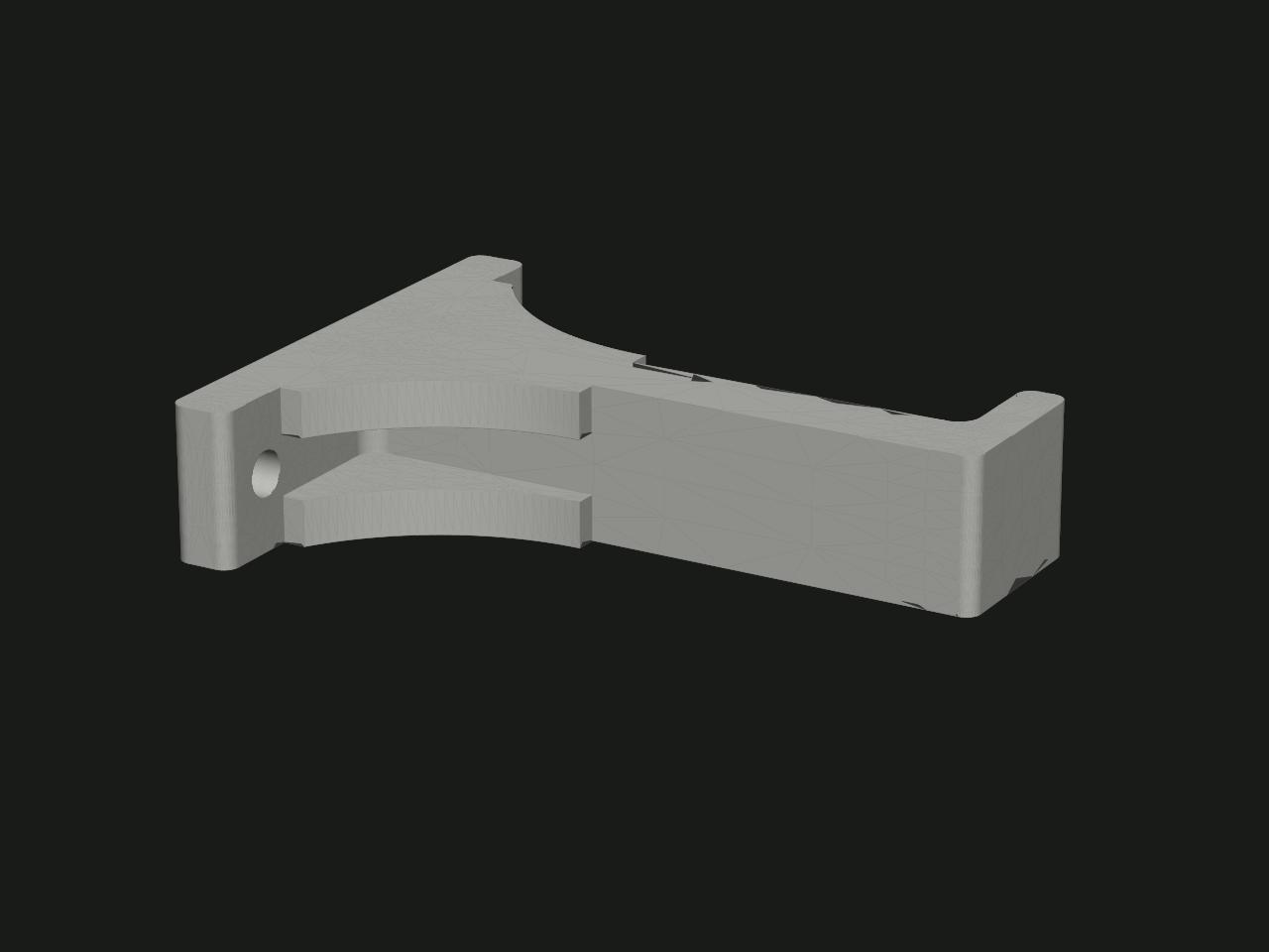 Heavy-duty 3D-printed hook