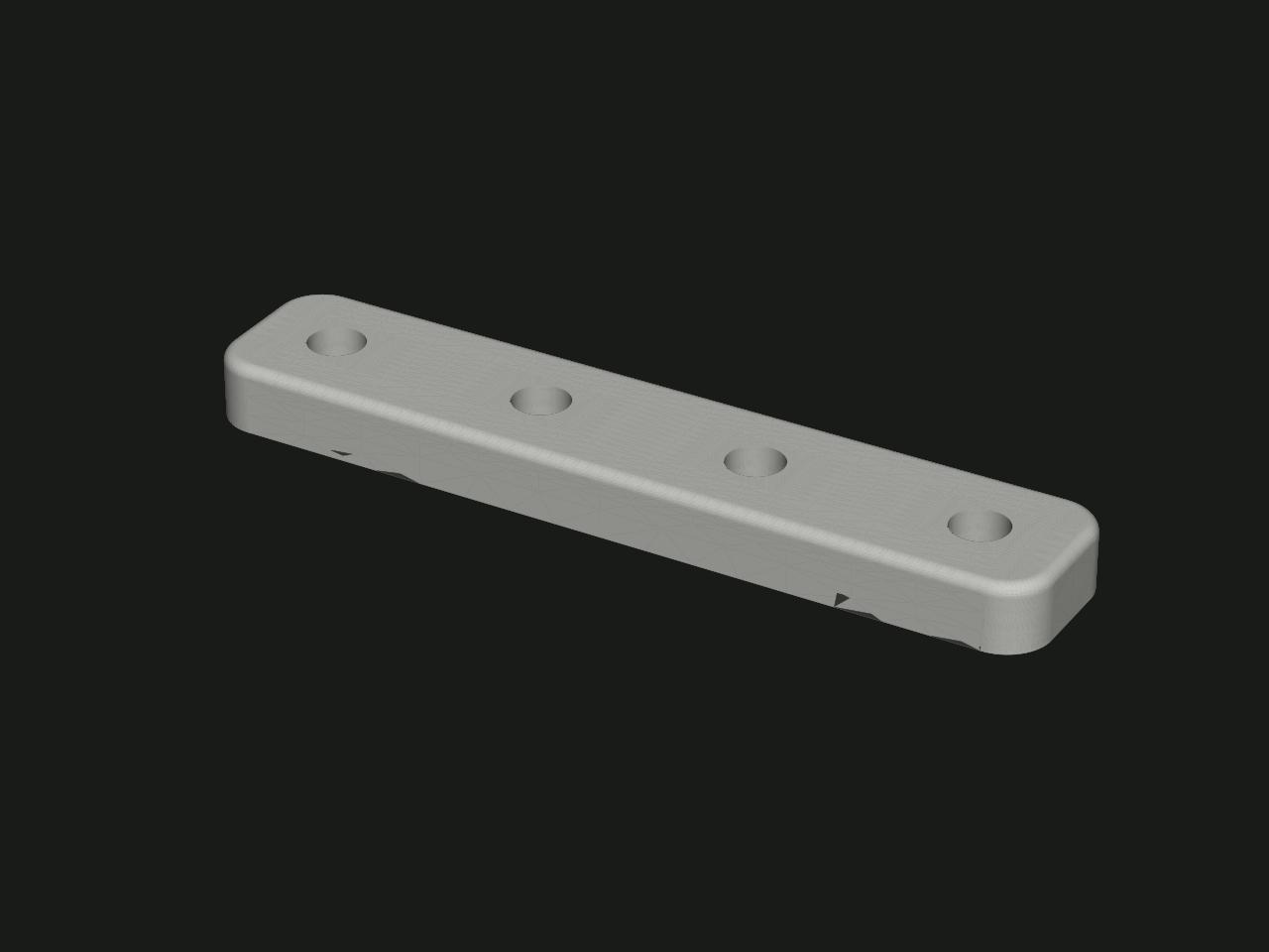 3D-printed awning keder clamp